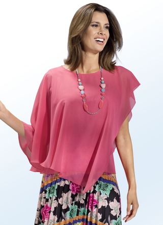 poncho-tuniek in roze