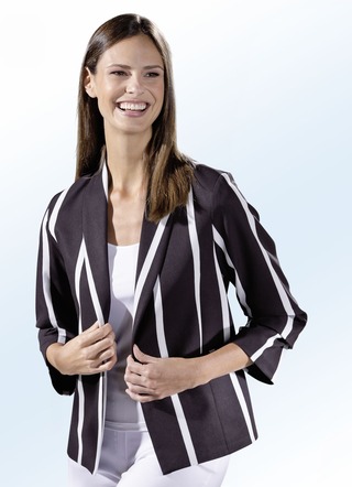 Korte blazer met sjaalkraag