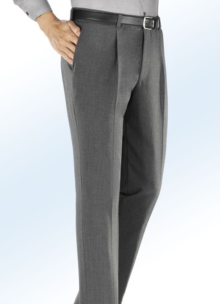 Broek met bandplooien in 4 kleuren