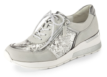 Waldläufer, comfortabele dames veterschoenen, breedte H, met uitneembaar voetbed