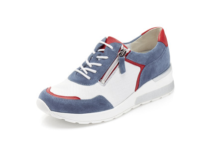 Waldläufer, comfortabele dames veterschoenen, breedte H, met uitneembaar voetbed