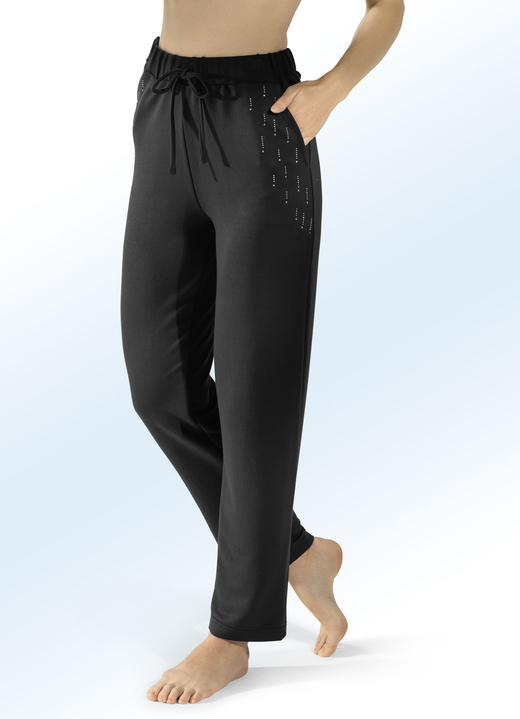 Plantier - Broek met klinknagels, in Größe 018 bis 054, in Farbe ZWART Ansicht 1