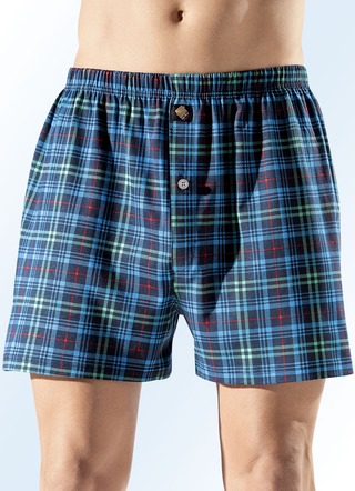Vier-pack boxershorts met geruit ontwerp