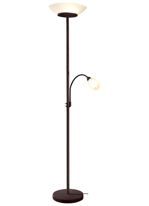 Lampen  & lampjes - Staande lamp met leesarm, in Farbe ROEST Ansicht 1