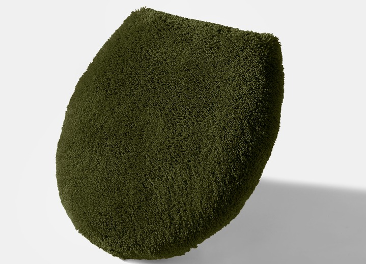 - MAT VOOR HANGEND TOILET, in Größe 100 (Matje, halfrond 50/80 cm) bis 112 (Toiletdekselafdekking 47/50 cm), in Farbe GROEN Ansicht 1