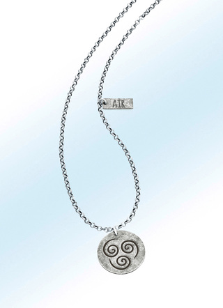Kettinghanger 'Element lucht', met ketting