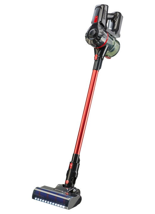 Met batterij - 2-in-1 hand- en vloerstofzuiger Fusion MX 10, in Farbe ROOD Ansicht 1