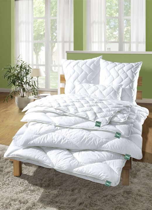 Dekbedden e.d. - Beddengoedassortiment van ventilator gemaakt van hoogwaardige materialen, in Größe 103 (deken, 135/200 cm) bis 110 (Deken, 155/220 cm), in Farbe WIT, in Ausführung Licht dekbed Ansicht 1