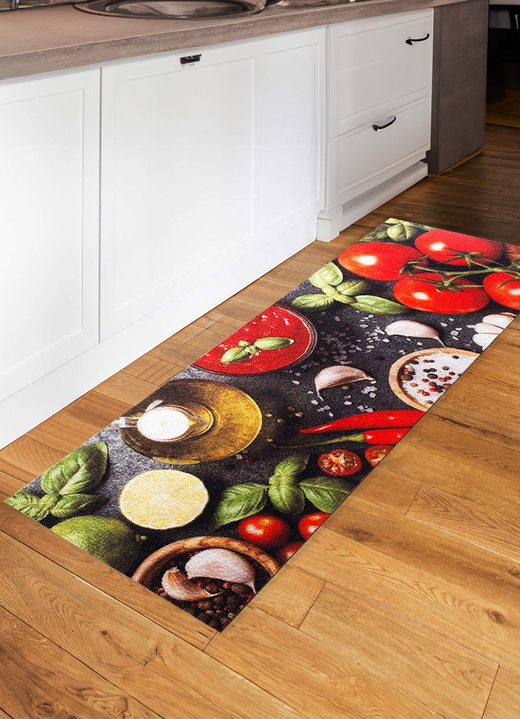 Lopers & trapmatten - Keukenloper met antislip onderkant, in Farbe MEERKLEURIG, in Ausführung Afmetingen: 60 x 115 cm Ansicht 1