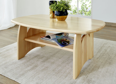 Salontafel van massief beuken