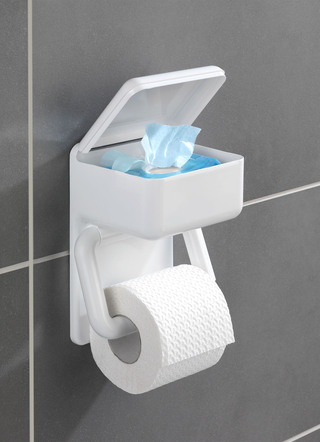 Wc-rolhouder 2-in-1