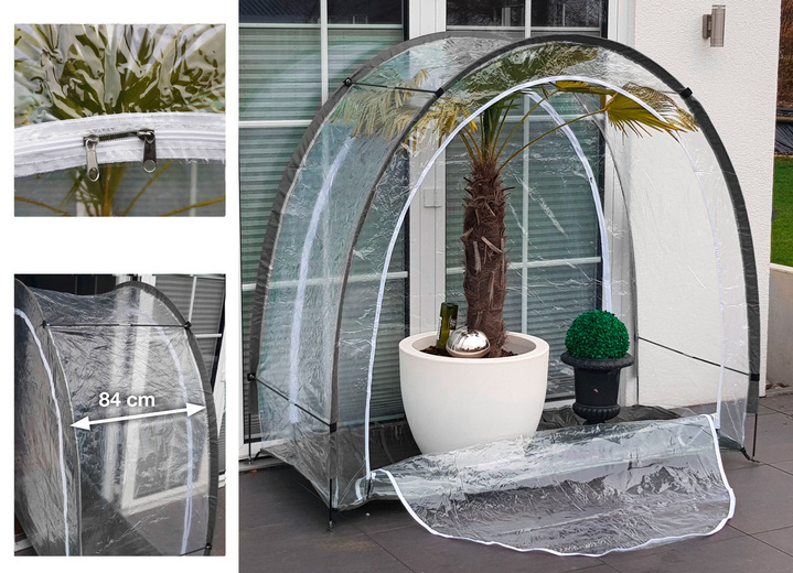 - Arctische plantentent van PVC, in Farbe WIT Ansicht 1