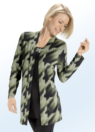 Longshirt in jas-look