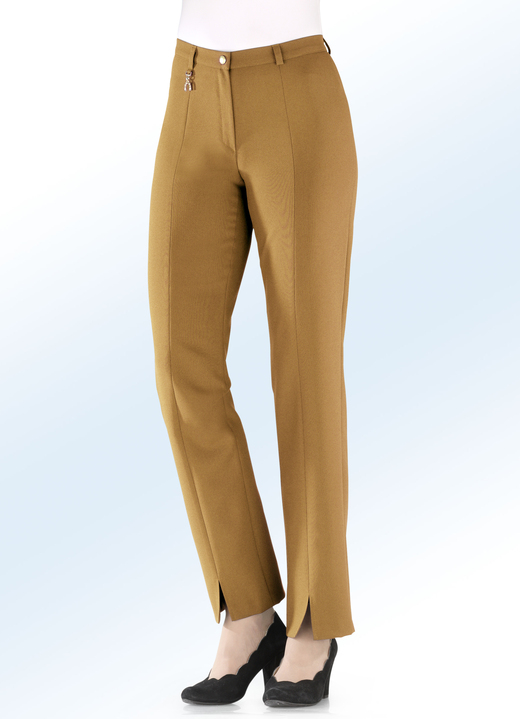 Broeken - Broek met stretchband, in Größe 018 bis 245, in Farbe CURRY Ansicht 1