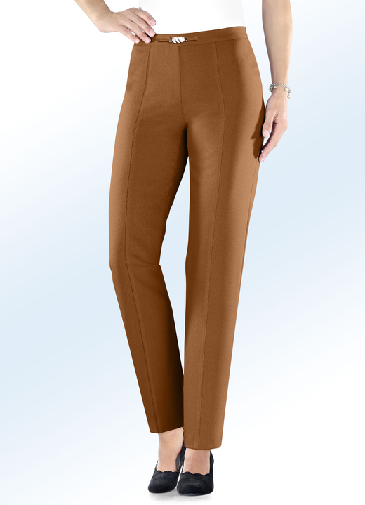 Broeken - Broek met elastische tailleband aan de achterkant, in Größe 018 bis 245, in Farbe TERRACOTTA Ansicht 1