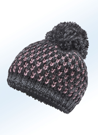 Trendy, grof gebreide muts