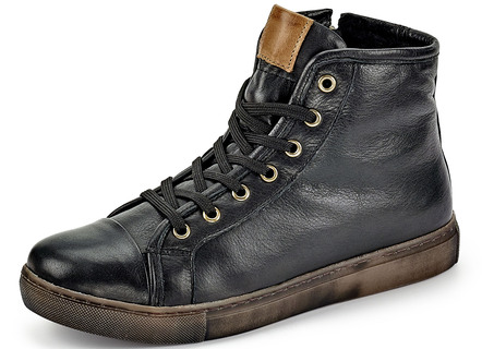 Andrea Conti, klassieke dames enkellaarsjes, winterschoenen, met uitneembaar voetbed