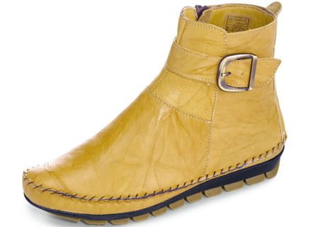 Gemini mocassin enkellaarsje met verstelbare decoratieve sluiting