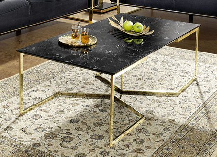 Salontafel in echte marmerlook