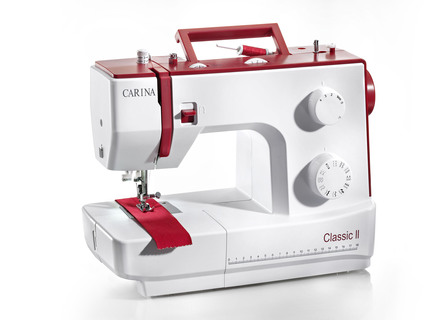 Carina Classic II Freiarm-Nähmaschine mit 23 Stichprogrammen