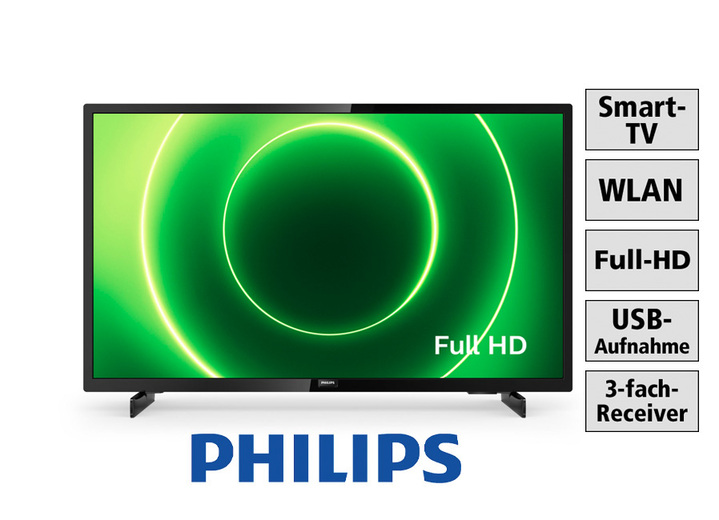 TV - Philips Full-HD-led-tv in verschillende afmetingen, in Farbe ZWART Ansicht 1