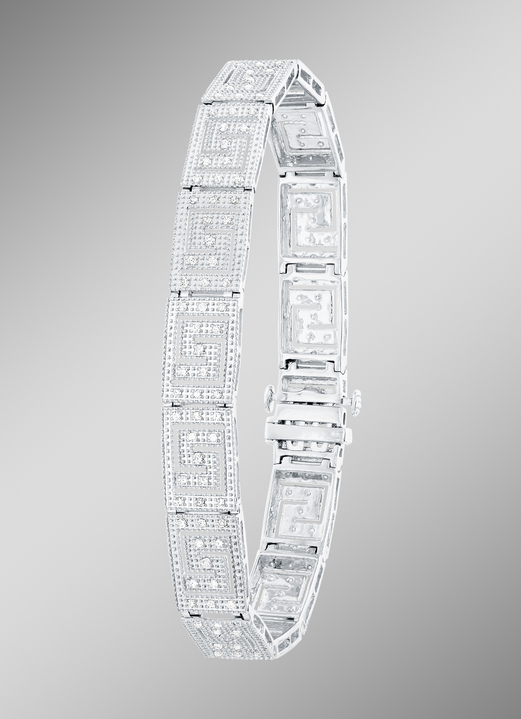 - Prachtige armband met briljanten, in Farbe
