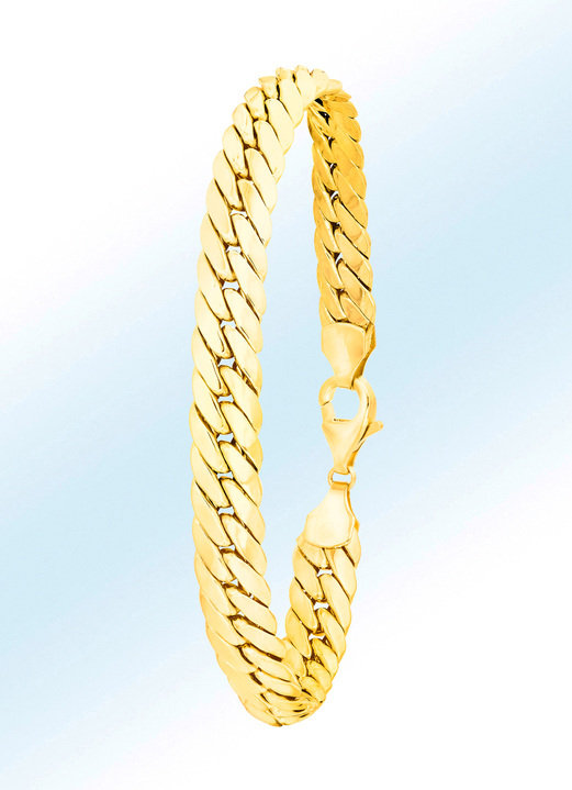 Armbanden - Gouden rupsbandarmband, in Farbe