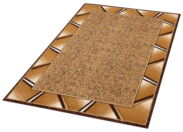 Klassiek - Vloerkleden en tapijten met stijlvolle randen, in Größe 111 (Brug, 60 x 110 cm) bis 298 (tapijt, 280 x 365 cm), in Farbe BEIGE Ansicht 1