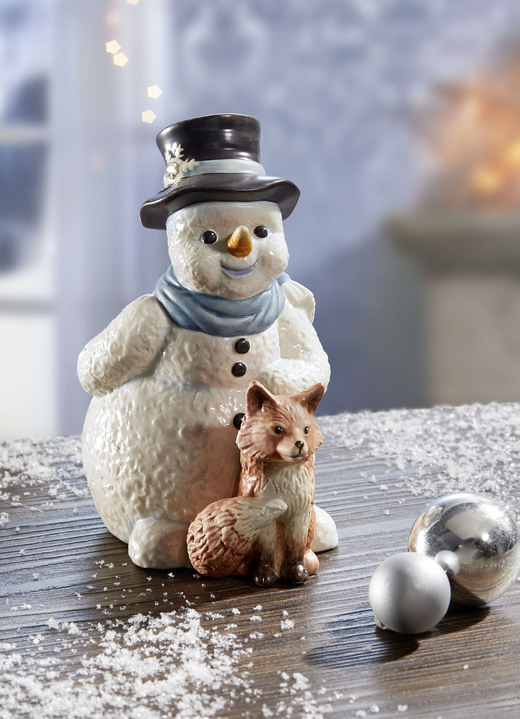 - Sneeuwpop uit “Goebel”, in Farbe WIT-BRUIN