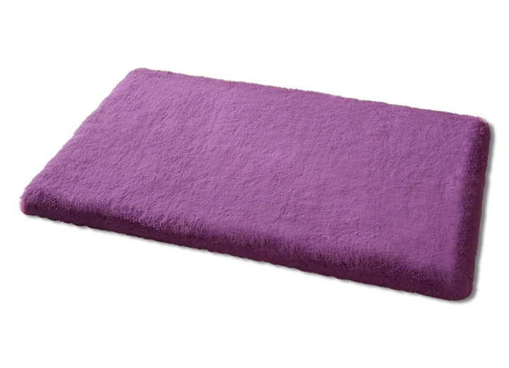 - Vloerkleed met antislip achterkant, in Größe 100 (tapijt, 50/ 80 cm) bis 109 (hangende WC-mat, 60/ 50 cm), in Farbe PAARS