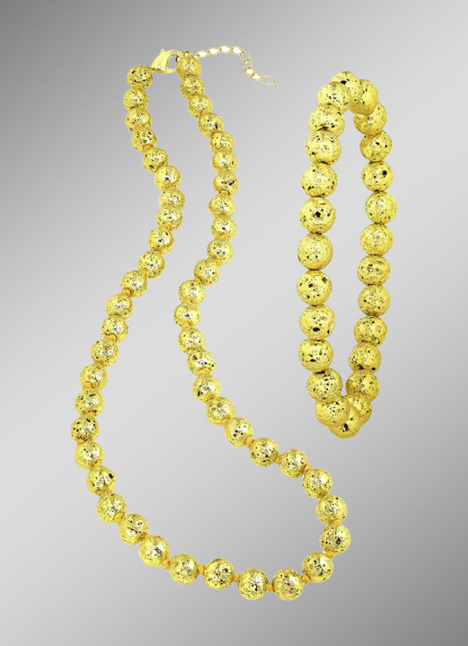 Sieradensets - Prachtige sieradenset, 2 stuks, in Farbe GOUD, in Ausführung Juwelierset Goudkleurig Ansicht 1