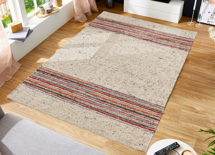 Modern - Handgeweven bruggen, tapijten en galerijen, in Größe 102 (vloerkleed, 60 x 120 cm) bis 282 (Tapijt, 200 x 290 cm), in Farbe MULTICOLOR Ansicht 1