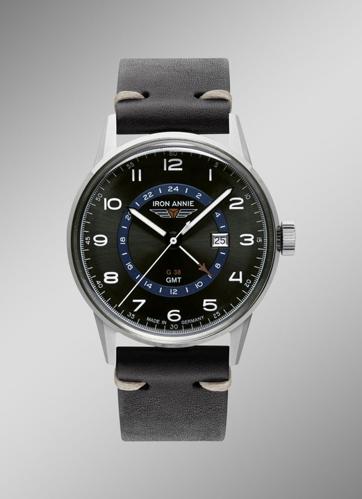 - Herenhorloge met hoogwaardig Zwitsers uurwerk, in Farbe