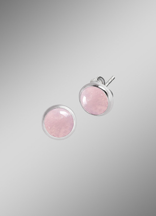 Engelsrufer Powerful Stone oorbellen met rozenkwarts