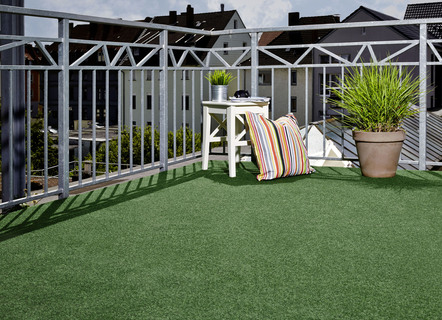 Robuust gazontapijt gemaakt van 100% naaldvilt