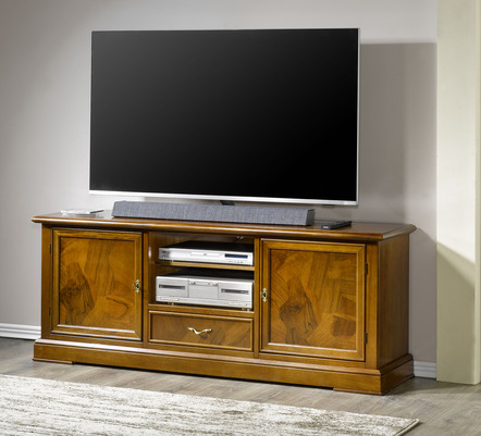 TV longboard met burl houtfineer