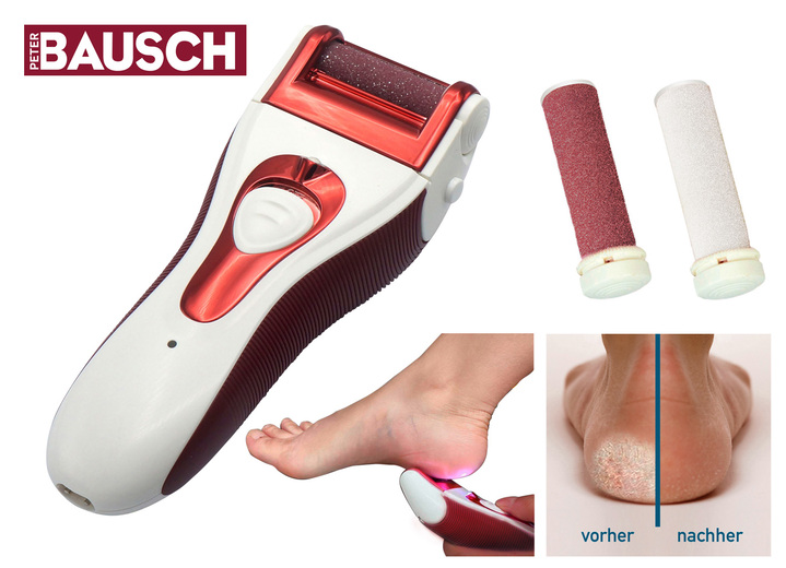 - Eeltverwijderaar met ergonomisch handvat, in Farbe ROOD-WIT Ansicht 1