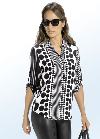 Blouse met overhemdkraag