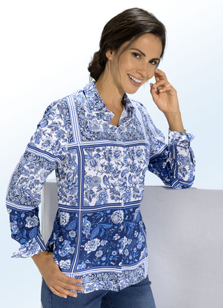 Blouse met manchetmouwen