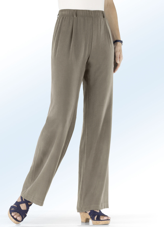 Broek met comfortabel wijd model