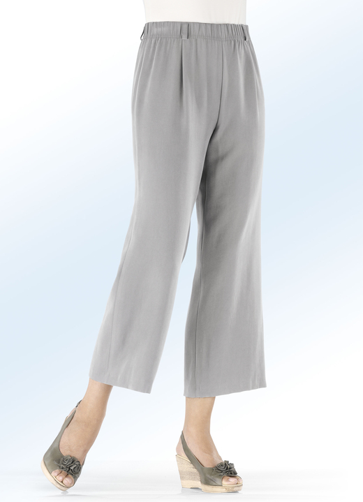 Broeken - Broek in trendy verkorte lengte, in Größe 018 bis 052, in Farbe LICHTGRIJS Ansicht 1