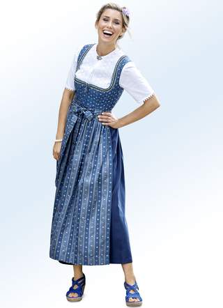 Dirndl met schort en sierhanger