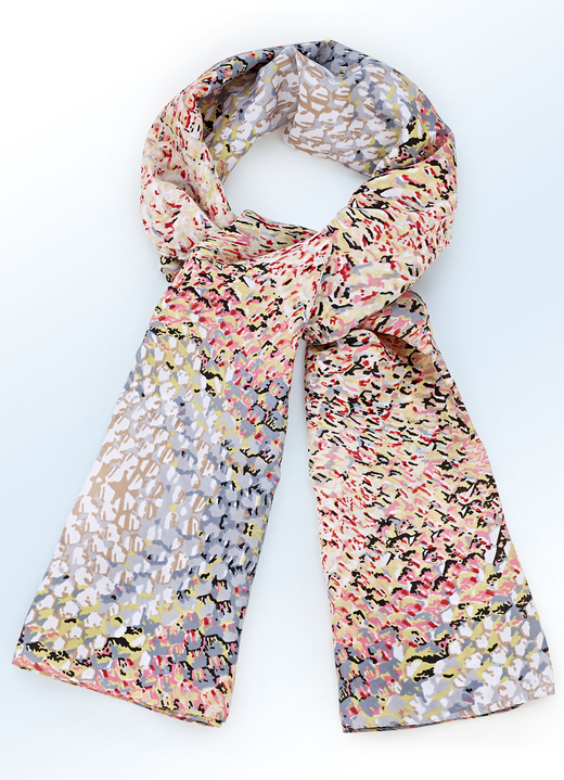 Sjaals - Sjaal met fantasiedessin, in Farbe WIT-MULTICOLOR Ansicht 1
