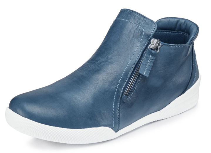 Laarzen & laarsjes - Andrea Conti, sportieve dameslaarzen, met uitneembaar voetbed, in Größe 036 bis 042, in Farbe JEANS Ansicht 1