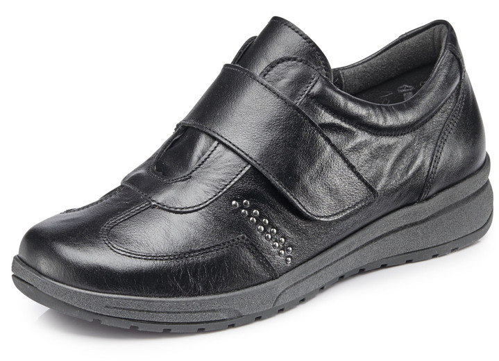 - Slippers met verstelbare klittenbandsluiting, in Größe 036 bis 042, in Farbe ZWART Ansicht 1