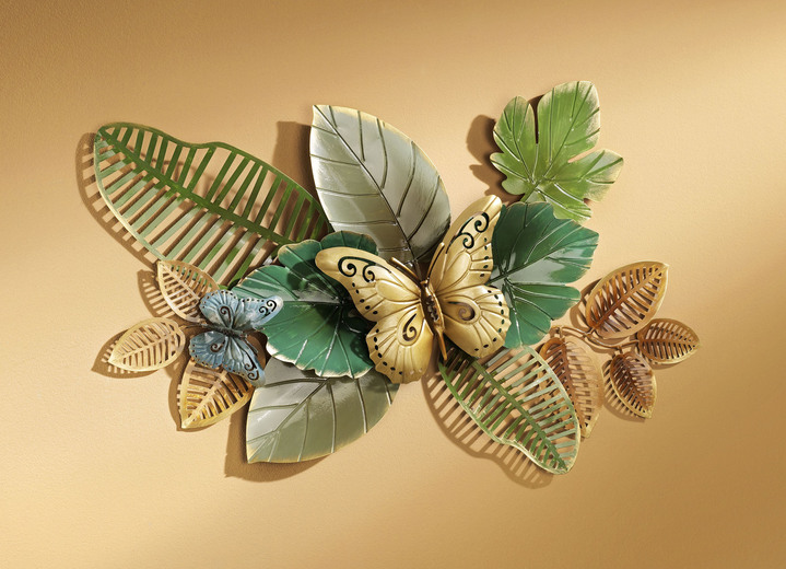 Metalen wanddecoraties - Wanddecoratie van metaal, in Farbe BRUIN-GROEN