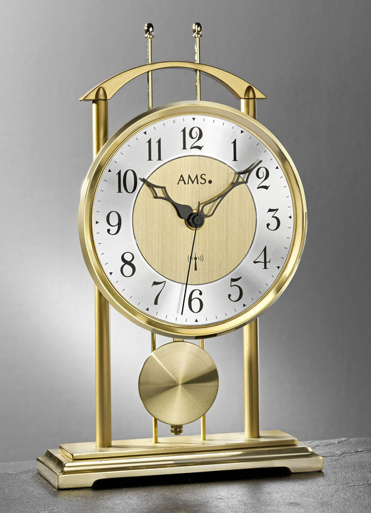 Horloges - Tafelklok met draadloos uurwerk, in Farbe GOUD Ansicht 1