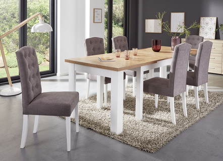 Eetkamermeubels van massief beukenhout