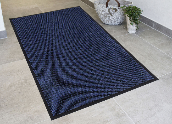 Schoonloopmatten - Andiamo schoonloopmatten voor binnen en buiten, in Größe 101 (40x 60 cm) bis 165 (120x180 cm), in Farbe BLAUW Ansicht 1