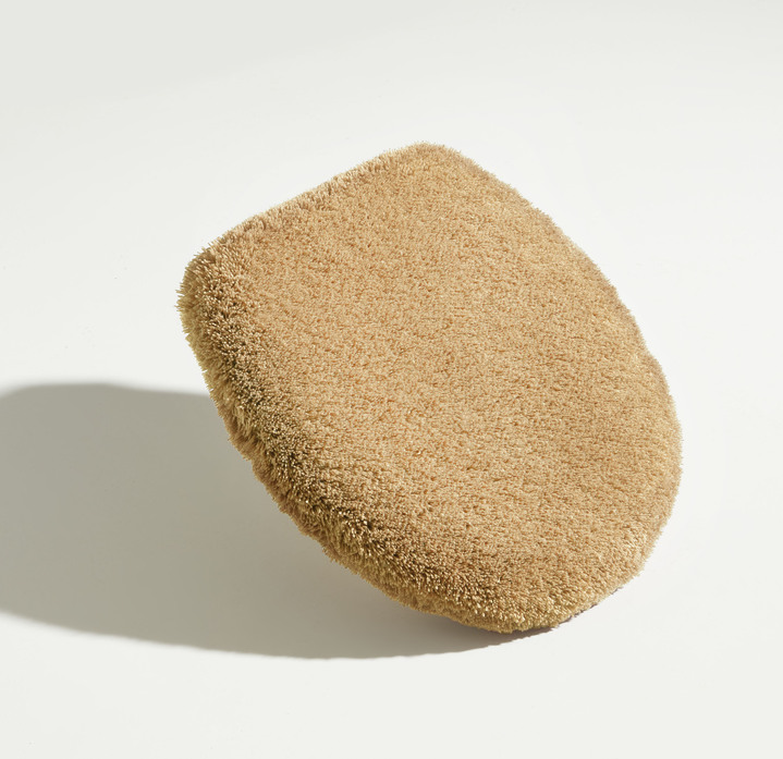 Badmatten - Badkamerset van Kleine Wolke met antislip achterkant, in Größe 100 (Matje, halfrond 50/80 cm) bis 112 (Toiletdekselafdekking 47/50 cm), in Farbe BEIGE Ansicht 1